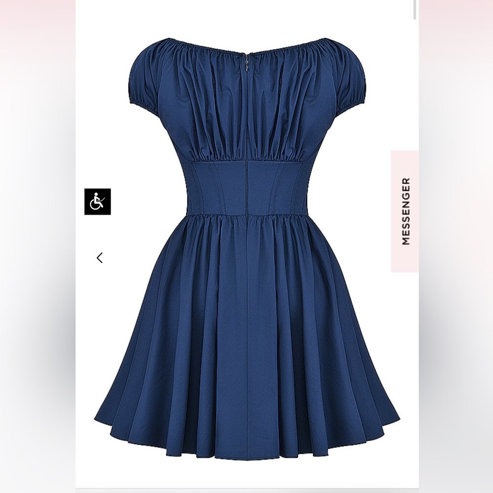 House of cb nala dress size small regular cup LONGER VERSION in navy - Picture 5 of 6